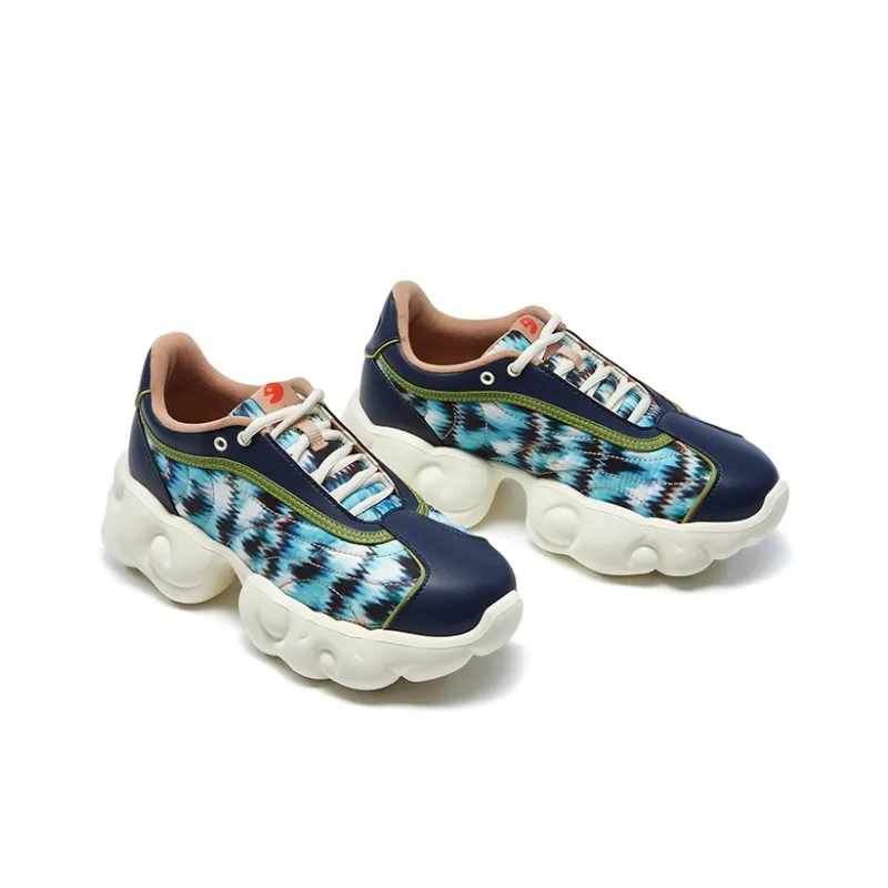 U.IN Painted Travel Cloud Collection Low Top Chunky Sneakers Women's-29