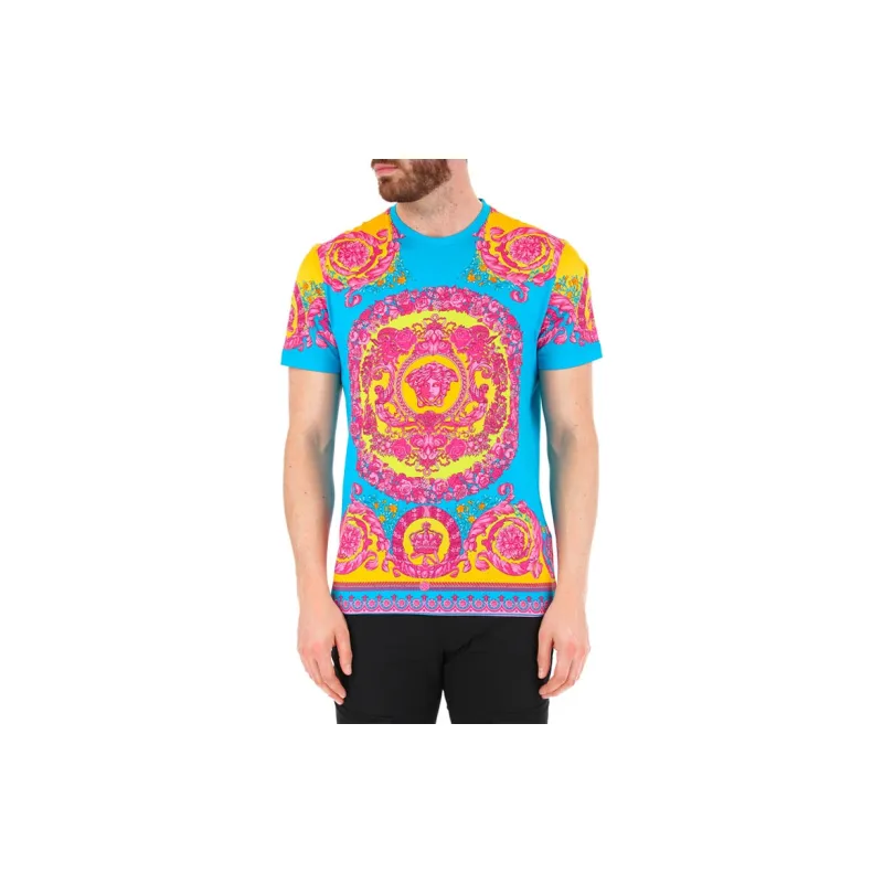 VERSACE T-Shirts Men Multicolor-2