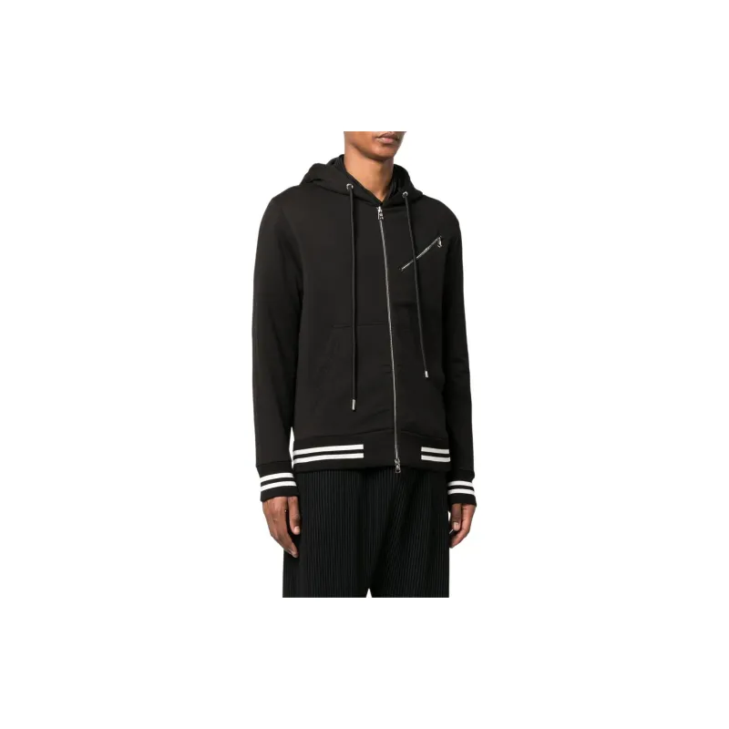 Moncler Logo patch Zip up Hoodie-4