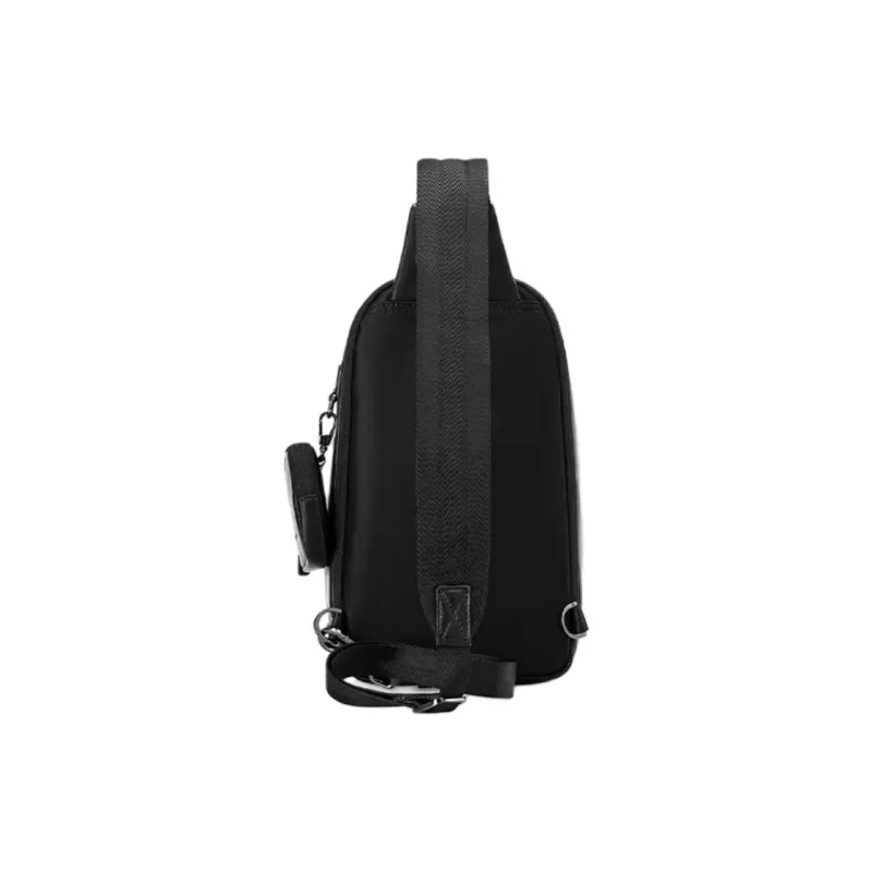 SAMSONITE Cow Leather Sling Bags Crossbody Bags Women's Black-3