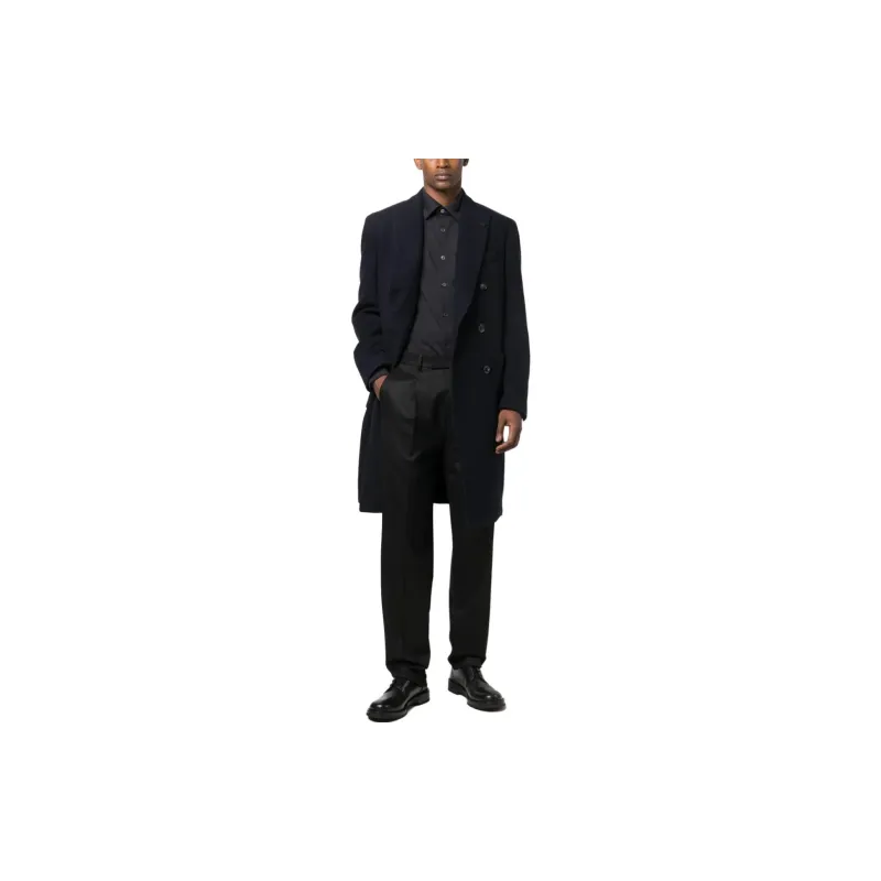 Ermenegildo Zegna Pleated Wool Trousers-1