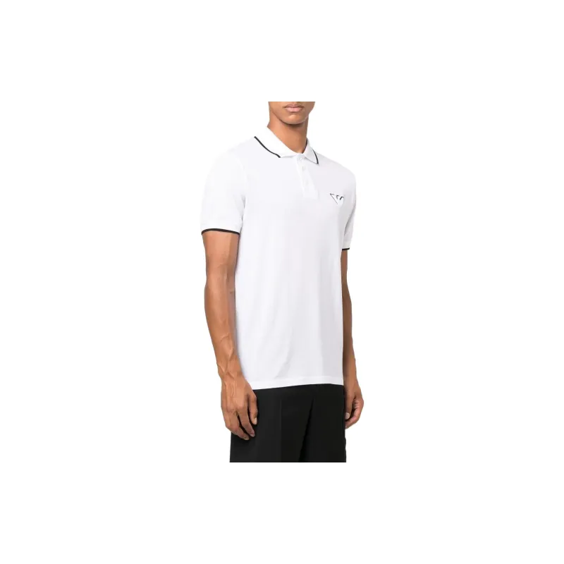EMPORIO ARMANI Polo Shirts Men White-3