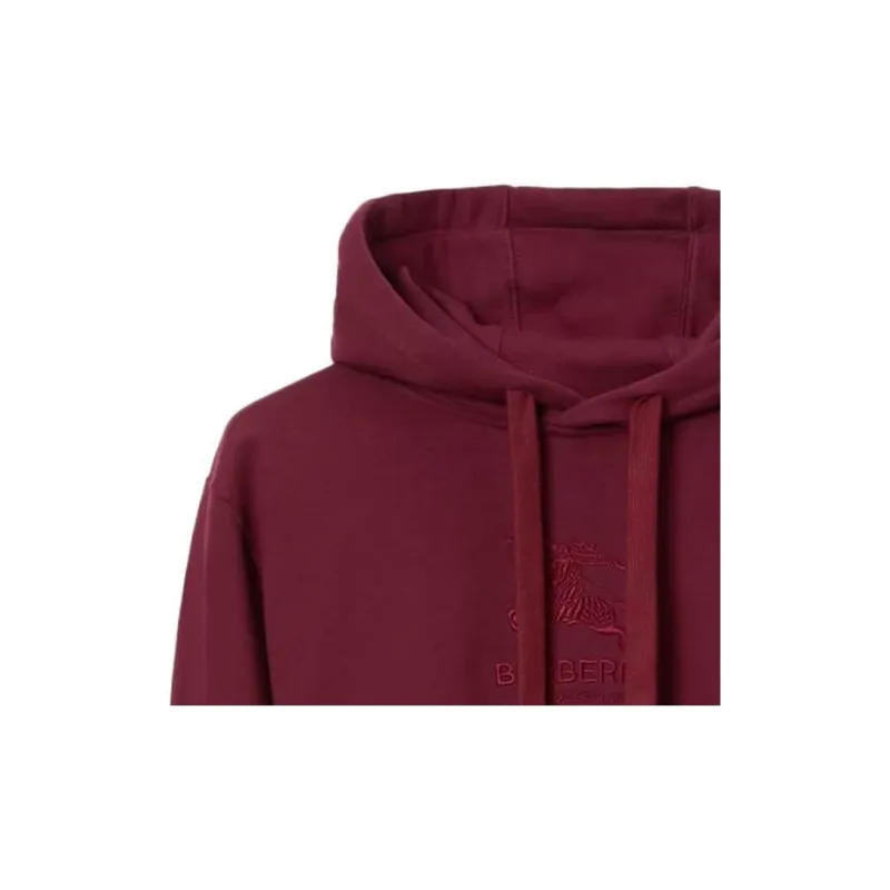 Burberry Embroidered Ekd Cotton Hoodie-4