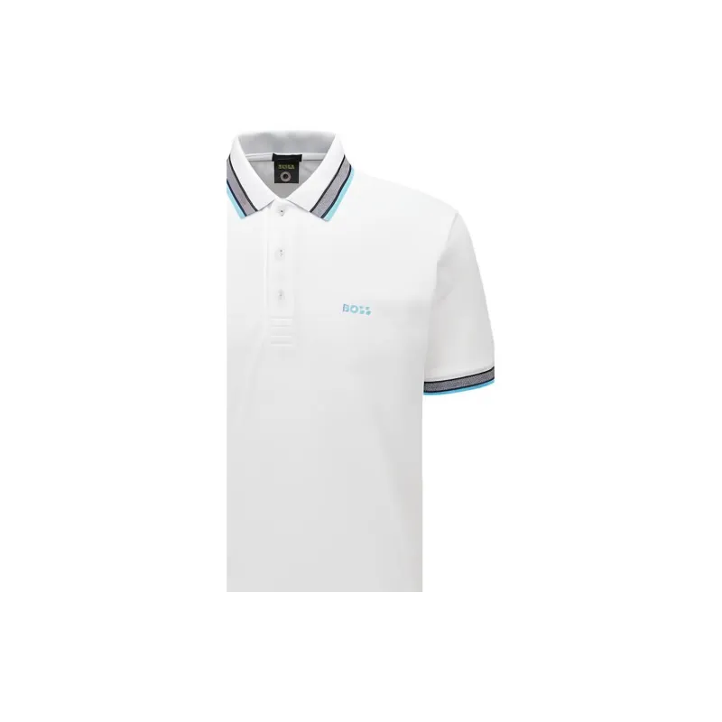 HUGO BOSS Polo Shirts Men White-3