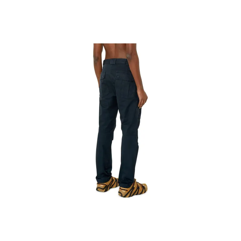 DIESEL Logo embroidered Cargo trousers-1