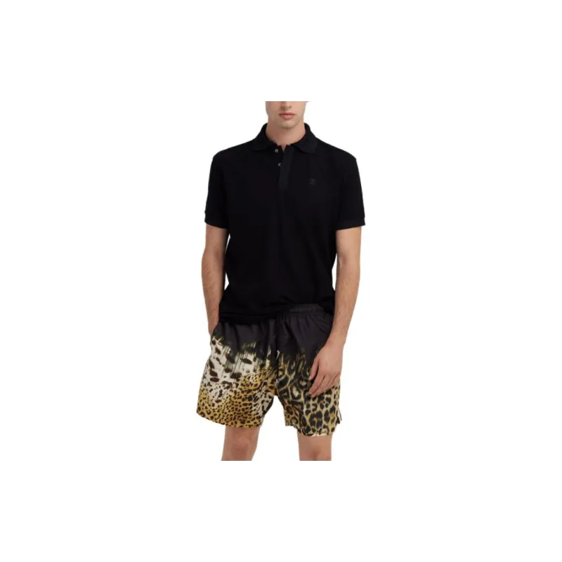 Roberto Cavalli Logo embroidered Polo Shirt-1