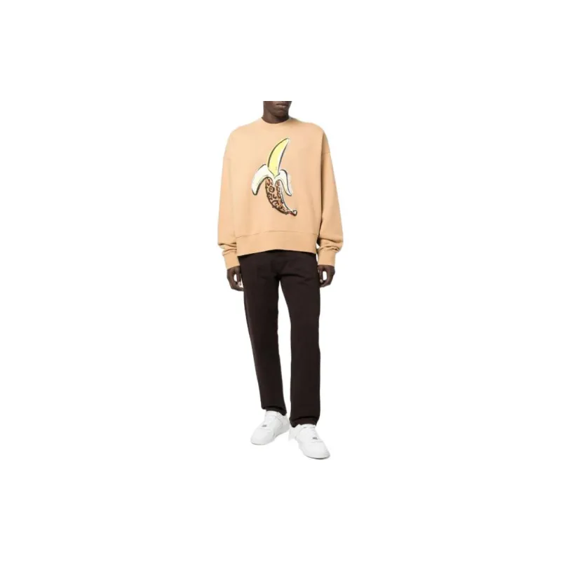 PALM ANGELS Leopard Banana Print Sweatshirt-2