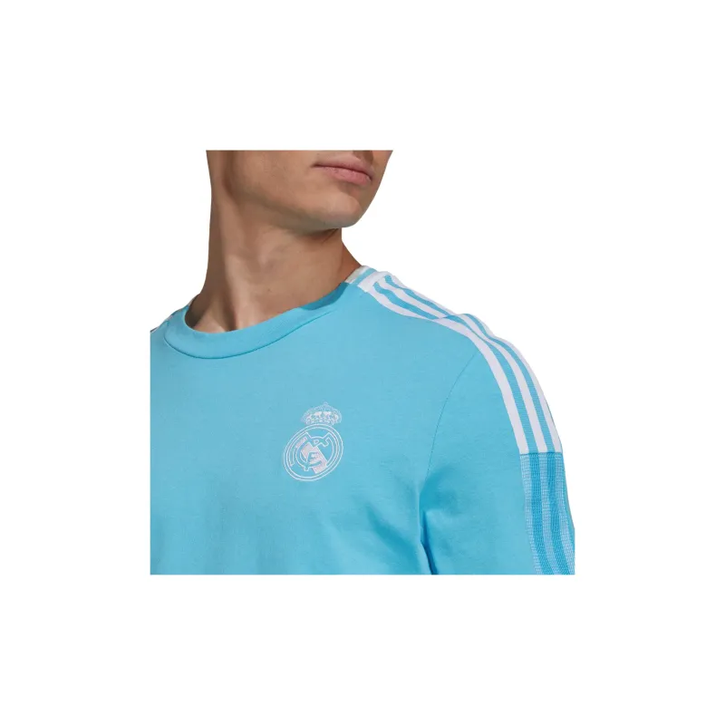 Adidas Soccer Jersey Men's Light Aqua Blue-4