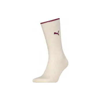 PUMA Sportstyle Series FW24 Mid-Calf Socks Unisex 1 Pack Gray White