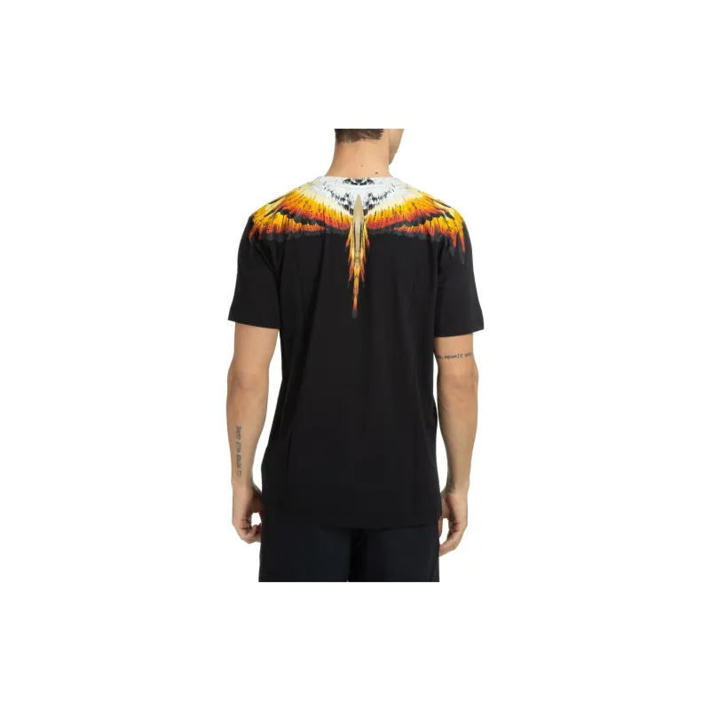 Marcelo Burlon Crewneck Short Sleeved T Shirt-4