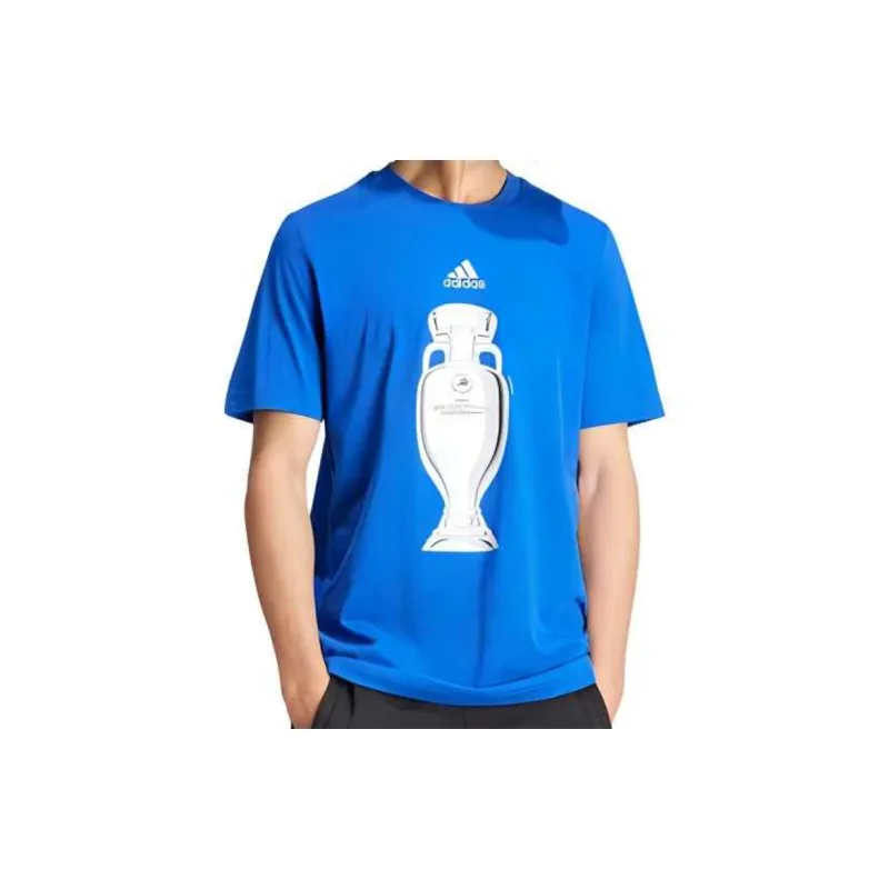 Adidas T-Shirt Unisex Royal Blue-1
