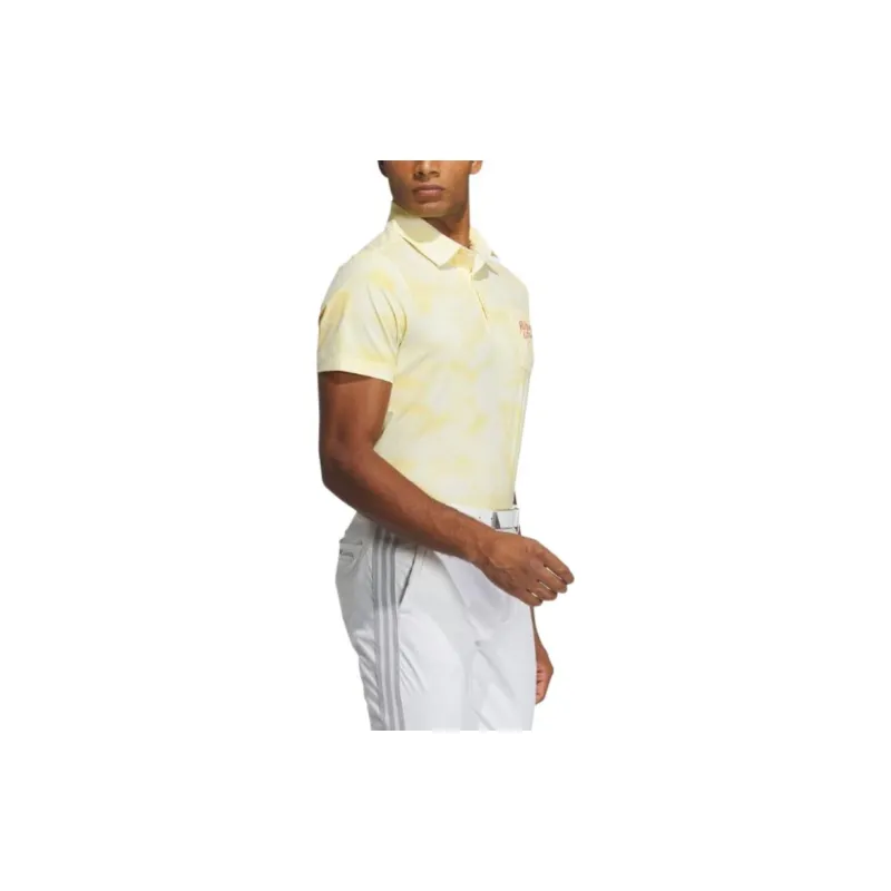 Adidas Polo Shirts Men Yellow-3