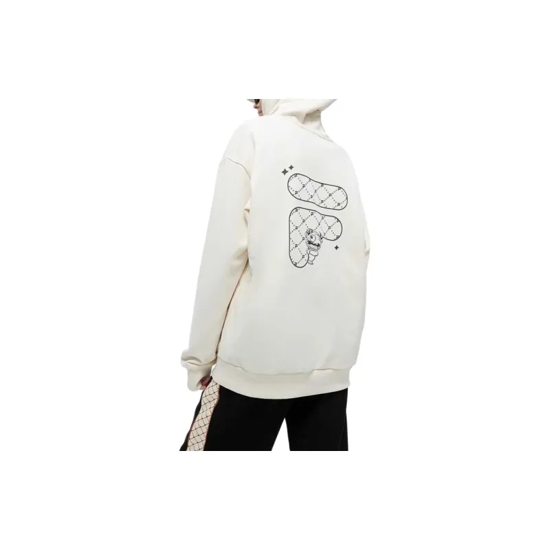 FILA FUSION Sweatshirt Unisex Wheat Cream-5