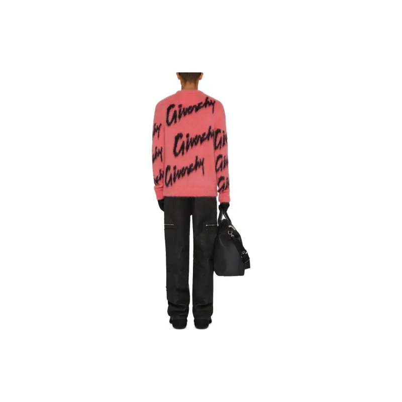 Givenchy Intarsia Mohair Crewneck-2