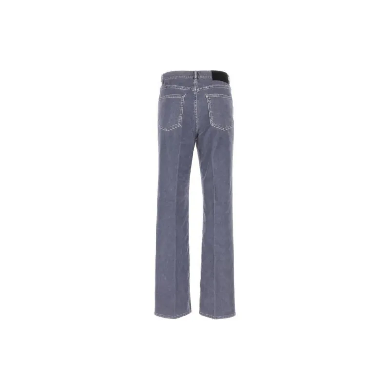 Ferragamo Belt Looped Straight Leg Jeans-1