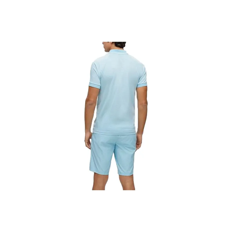 HUGO BOSS Short Sleeved Polo Shirt Men's Blue-2