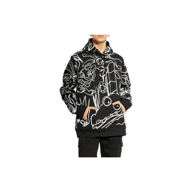 Balmain Hair X Disney Graphic Printed Drawstring Hoodie-1