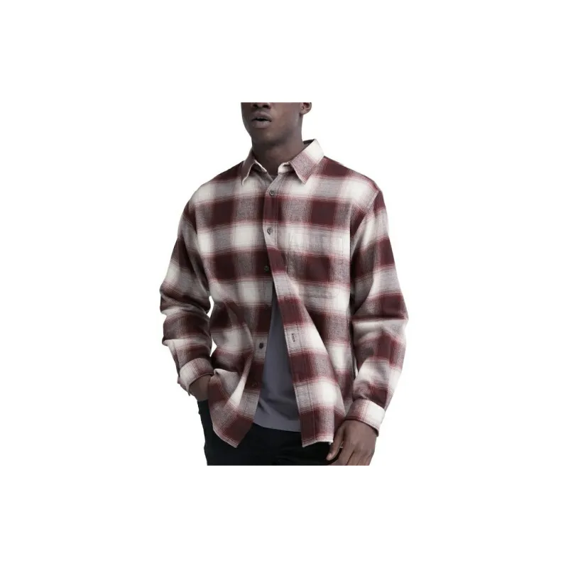 UNIQLO Shirts Unisex Maroon-17-2