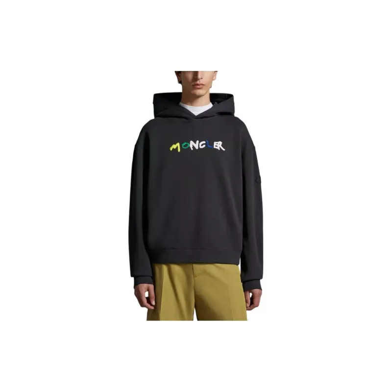Moncler Logo Embroidered Hoodie-1