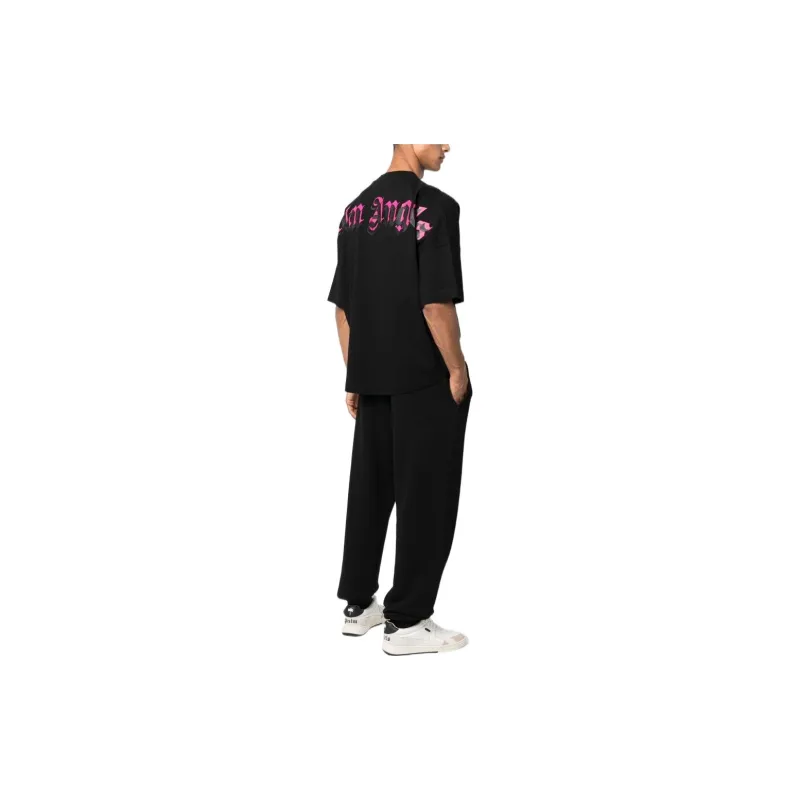 PALM ANGELS Doubled Logo Over Tee-1