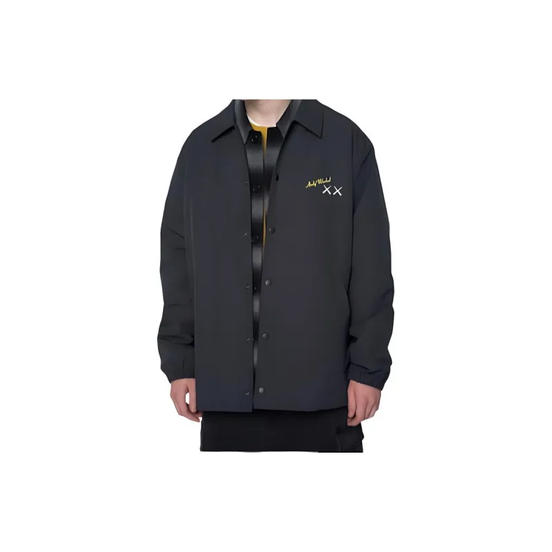 Kaws X Andy Warhol X UNIQLO KAWS X WARHOL Collaboration Jackets Unisex Black-3