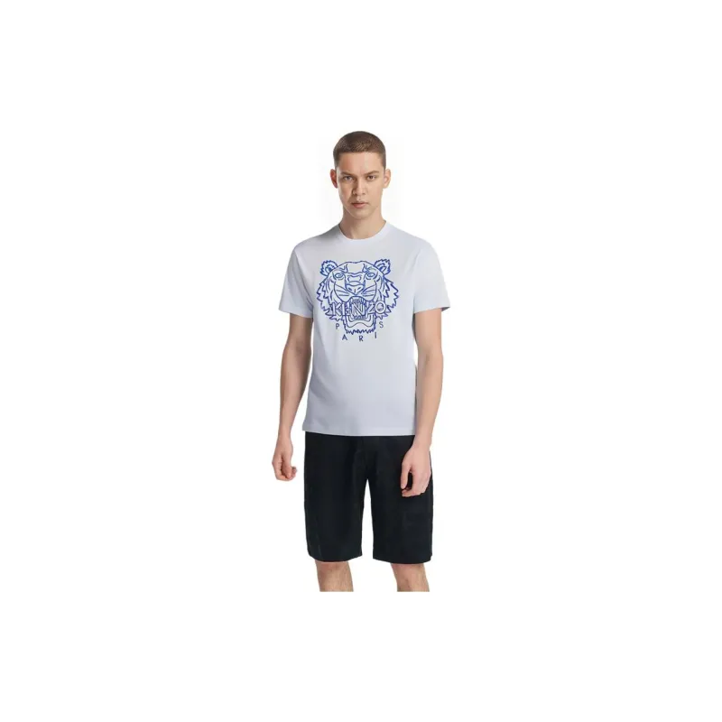 KENZO Classic Tiger Head SS21 T Shirt Men's Light Blue-5