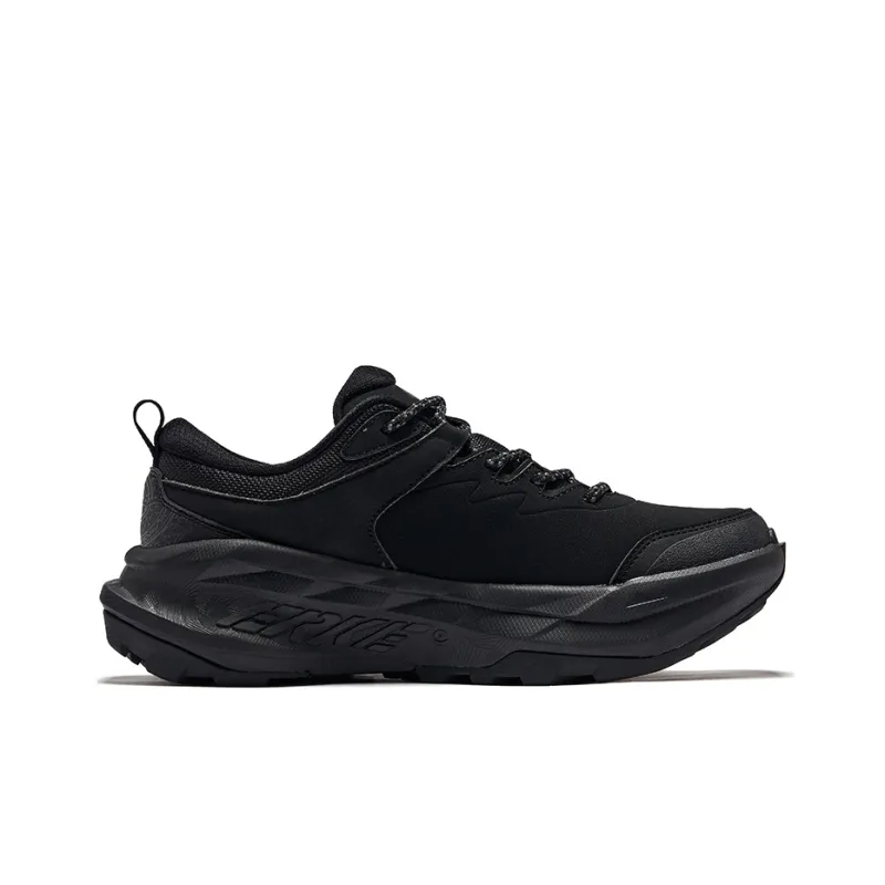 Erke Dragon Flying Phoenix Dancing 2 Height Increasing Coverage Low Top Casual Shoes Women's Jet Black-1