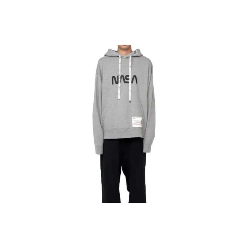 Maison Mihara Yasuhiro Nasa Hoodie Maison Mihara Yasuhiro Nasa Drawstring Hoodie-2