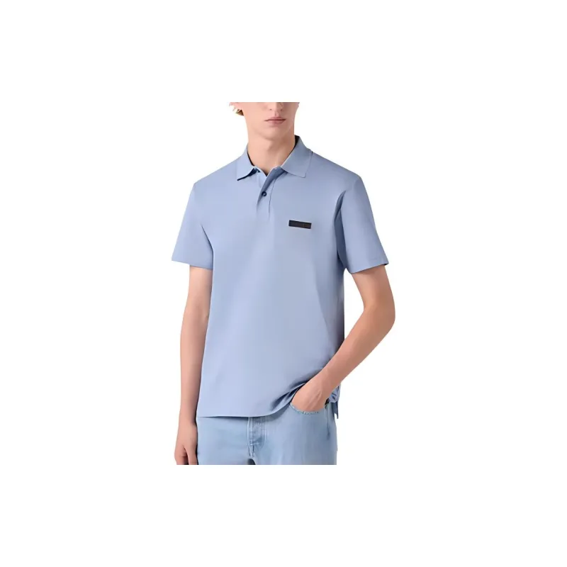 BERLUTI SS24 Polo Shirt Men's Light Blue-1