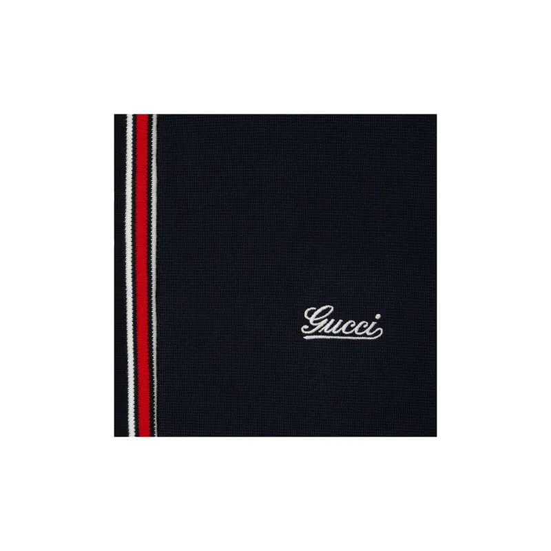 GUCCI Lido SS24 Shirt Men's Navy Blue-5