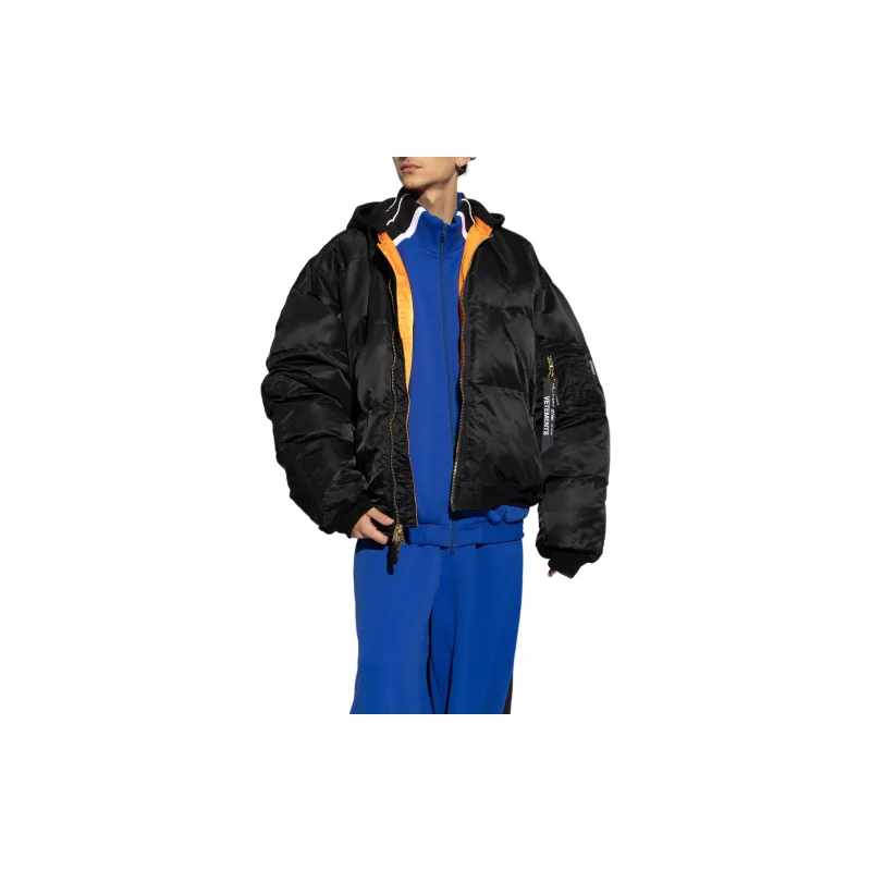 Vetements Quilted Hooded Bomber Jacket-1