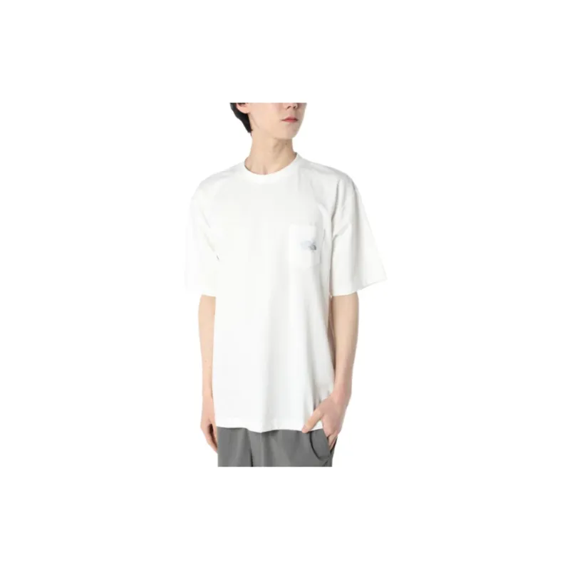 THE NORTH FACE T Shirt Men's Gray White-3