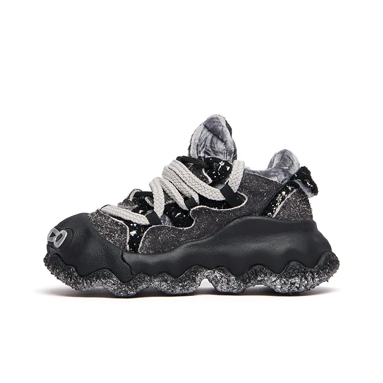 KEDDO Paint Is Not Dry Low Top Chunky Sneakers Women's-0