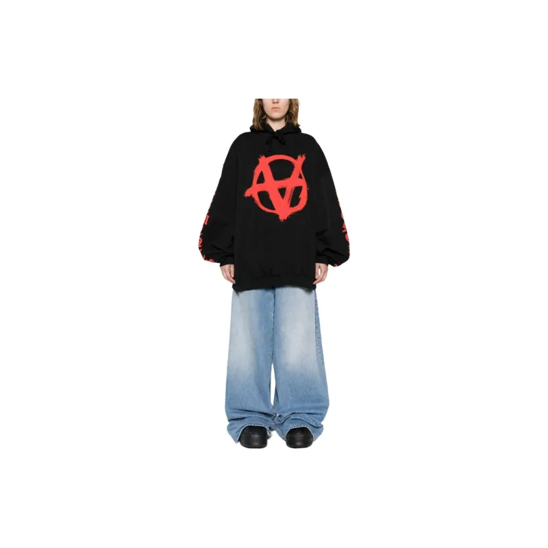 Vetements Reverse Anarchy Printed Hoodie-1