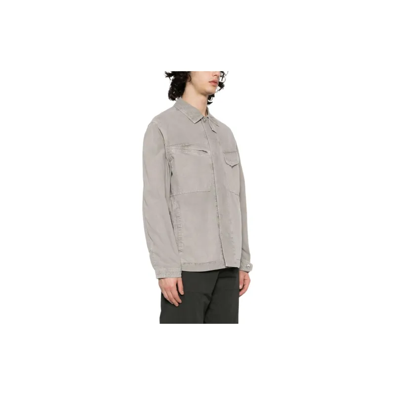 STONE ISLAND SS24 Jackets & Coats Men's Light Gray-3