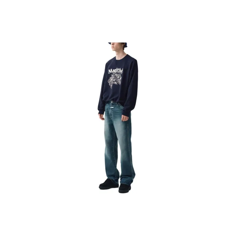 Marithe Francois Girbaud FW24 Jeans Men's Vintage Blue-4