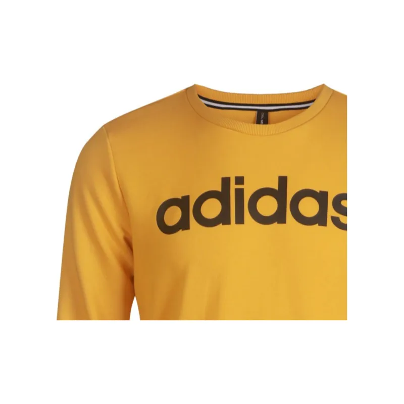Adidas M ESNTL LOGO SW Sweatshirt Men's Yellow-3