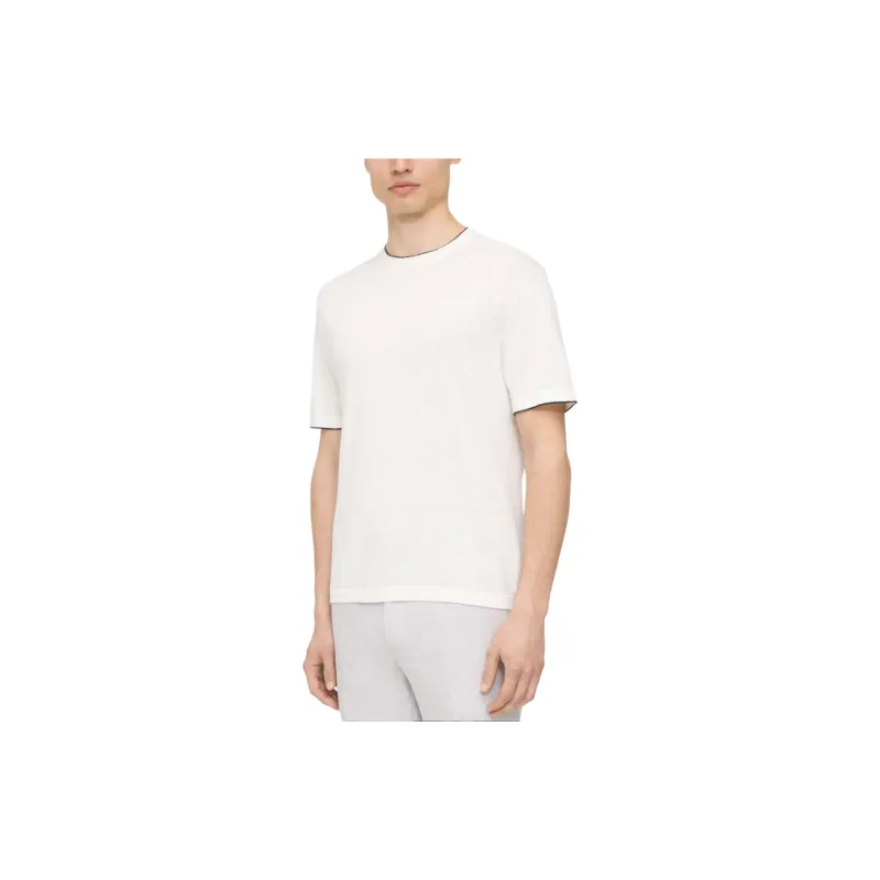 Loro Piana Gok T Shirt T Shirt Men's White-4