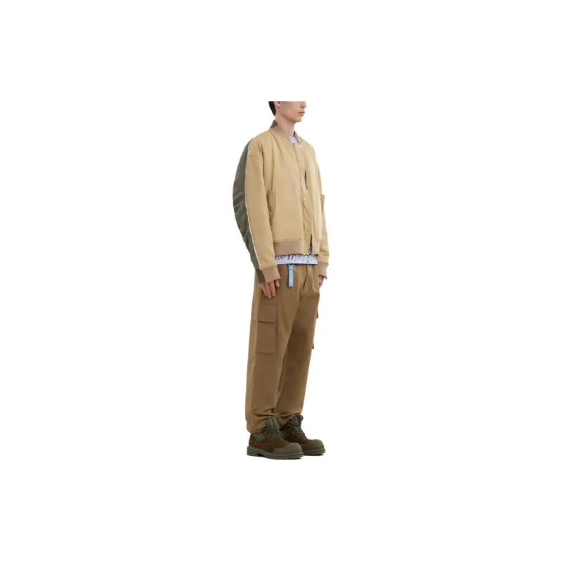MARNI Contrast Back Twill Bomber Jacket-4