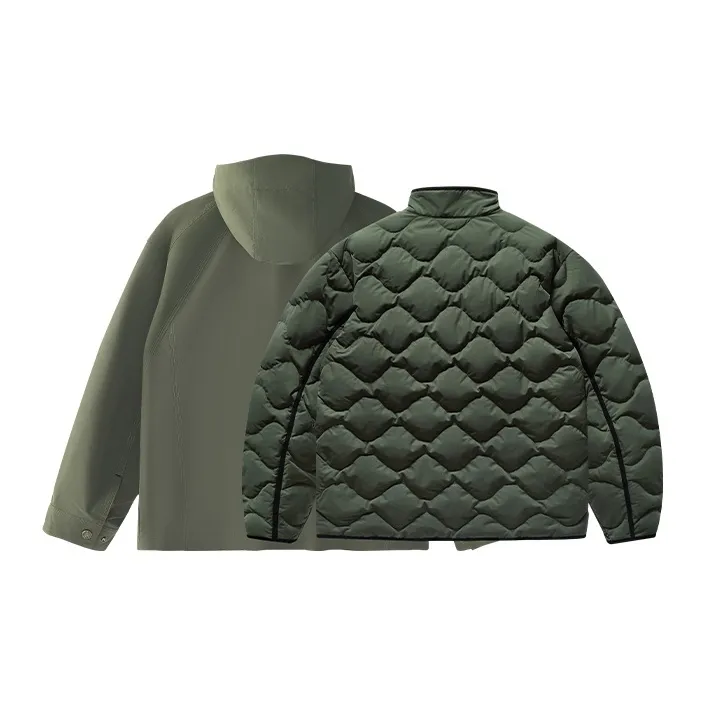 FILA FUSION Jacket Men's Avocado Skin Dark Green-1