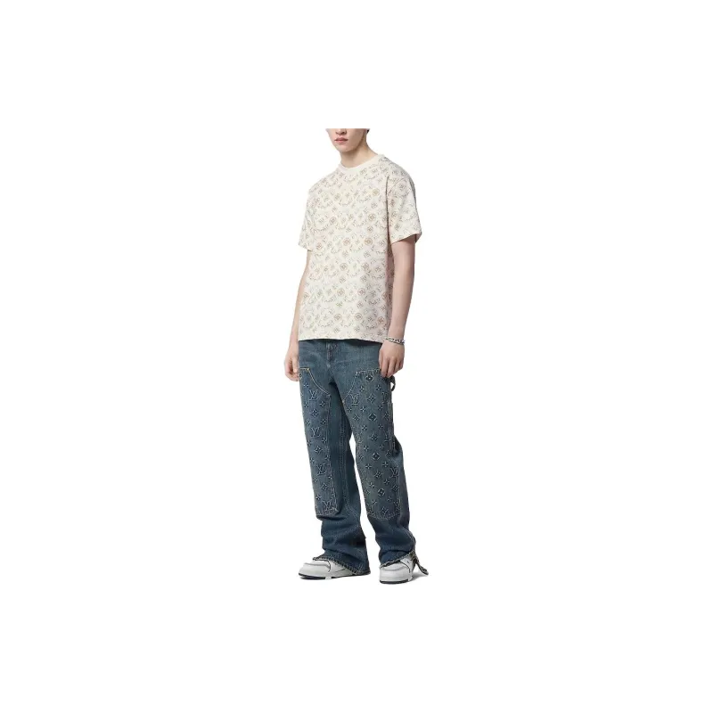 LOUIS VUITTON T Shirt Men's Beige-2