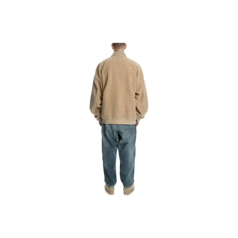 MADNESS Loose Fit Thickened Jacket Unisex Beige-3
