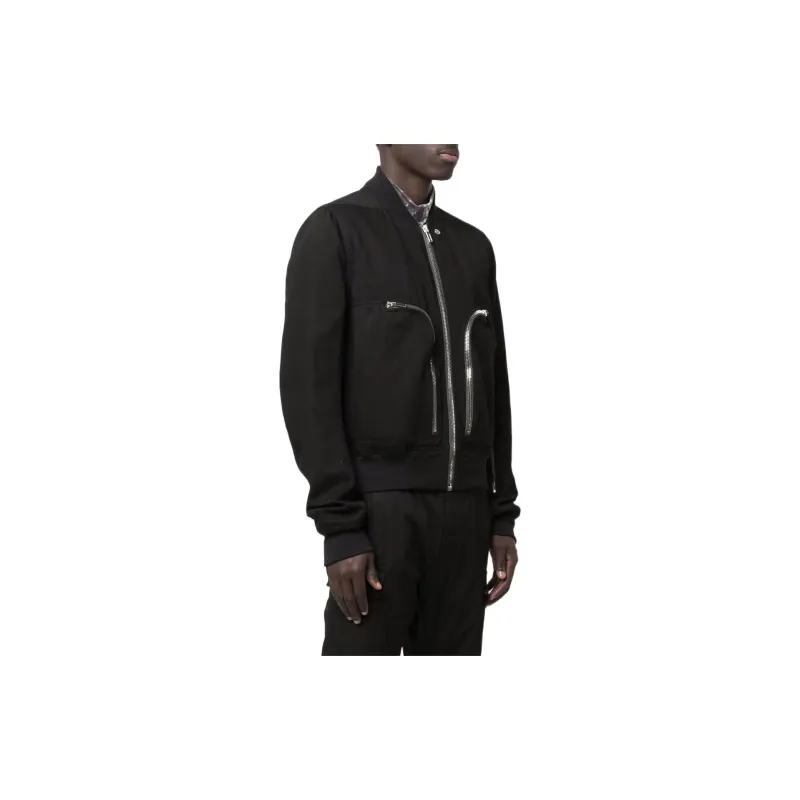 RICK OWENS Zip Front Bomber Jacket-2
