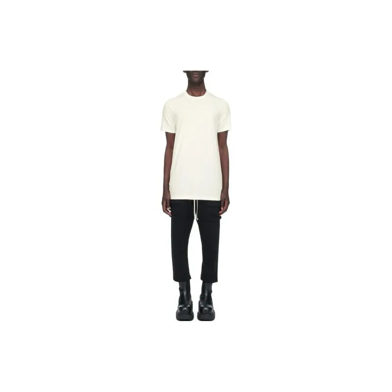RICK OWENS T Shirts Men Milk White-1