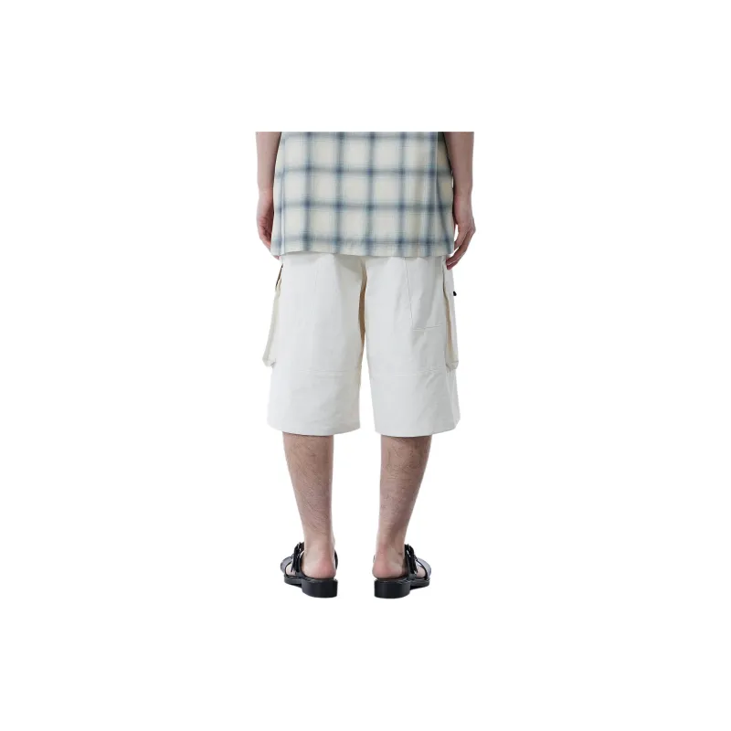 UNITED TOKYO FW24 Cargo Shorts Men's Ecru-2