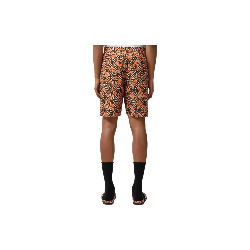 Burberry Casual Shorts Men Orange-1