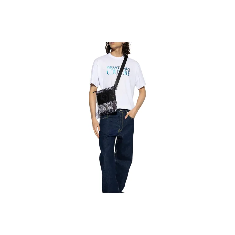VERSACE JEANS Couture Logo print Cotton T shirt-1