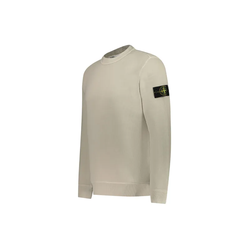 STONE ISLAND Logo Patch Crewneck Sweatshirt-2