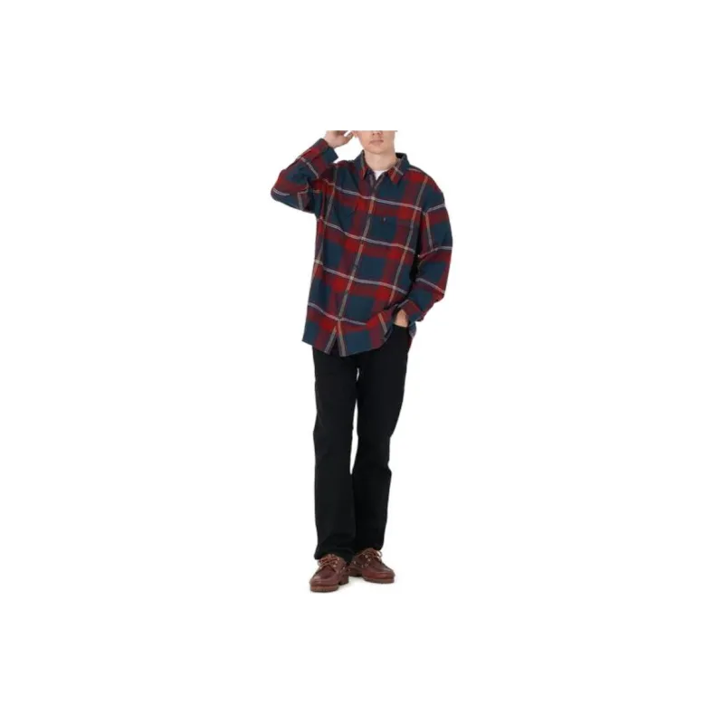 Levis Shirts Men Red-6