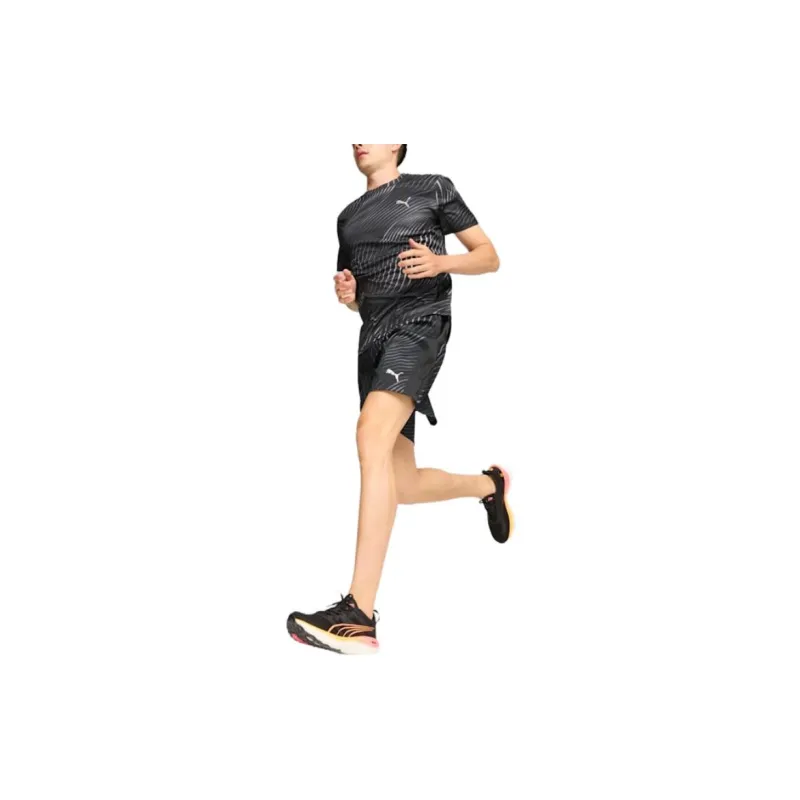 PUMA AOP T Shirt Men's Black/Q3 Print-2